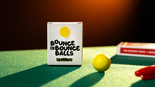 Bounce no Bounce Balls YELLOW by Murphy's Magic 