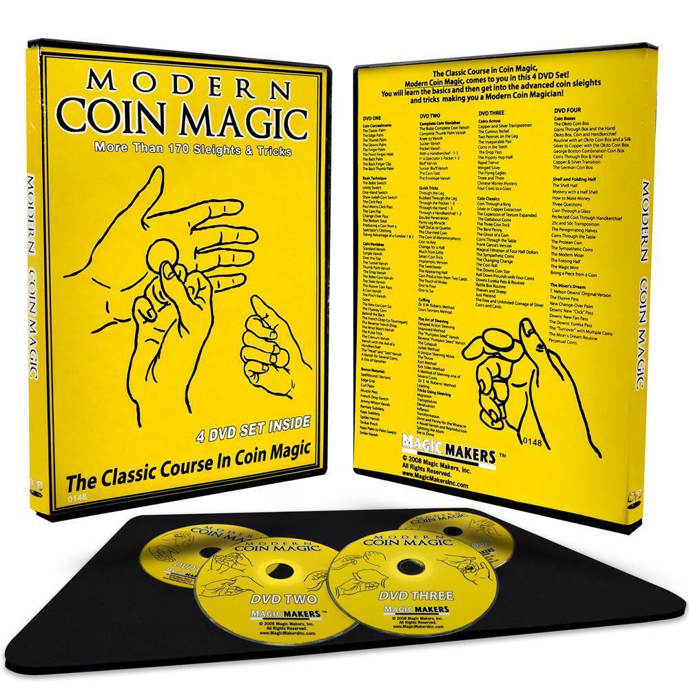 Modern Coin Magic 4 set DVD– Merchant of Magic