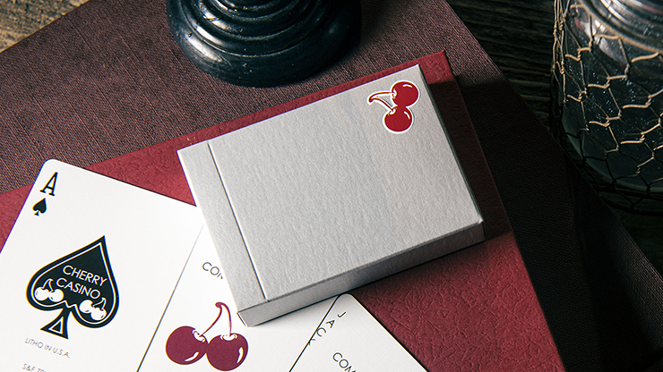 Cherry Casino House Deck (McCarran Silver) Playing Cards by Pure Imagination Projects - Merchant of Magic Magic Shop