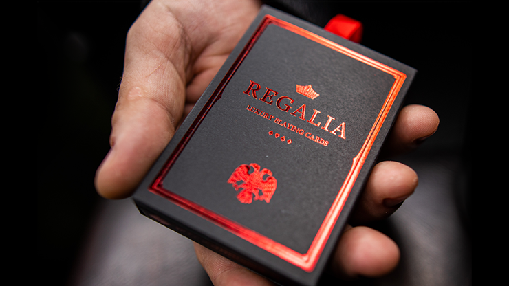 REGULAR PLAYING CARD 赤黒 Regalia Red Playing Cards (Signature Edition) by Shin Lim