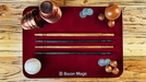 Wooden wand PRO (Bold Black) - Merchant of Magic Magic Shop