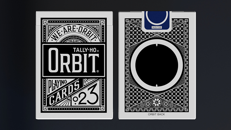 Orbit Tally Ho Circle Back (Black) Playing Cards– Merchant of Magic