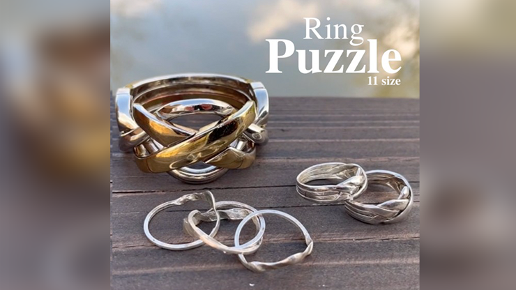 Puzzle Ring Size 11 (Gimmick and Online Instructions) Merchant