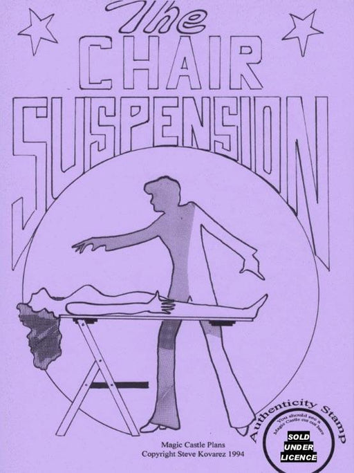 Chair Suspension Illusion Plans - INSTANT DOWNLOAD - Merchant of Magic