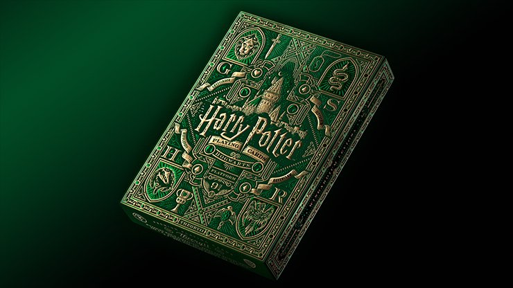 Jeu De Cartes Harry Potter - Green Slytherin - Theory 11 - Le Petit Magicien