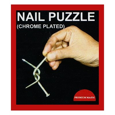 Nail Puzzle (Chrome Plated) by Premium Magic - Merchant of Magic