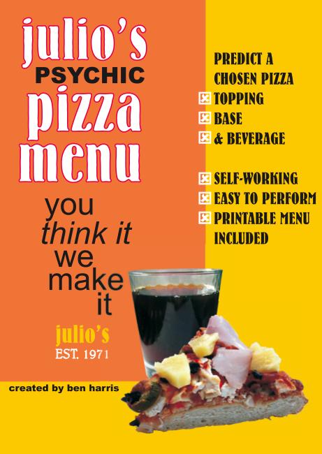Psychic Pizza By Ben Harris - INSTANT DOWNLOAD - Merchant of Magic