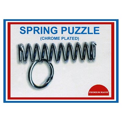 Spring Puzzle (Chrome Plated) by Premuim Magic - Merchant of Magic