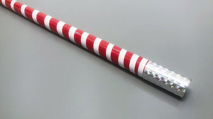 The Ultra Cane (Appearing / Metal) Red/ White Stripe by Bond Lee - Trick - Merchant of Magic
