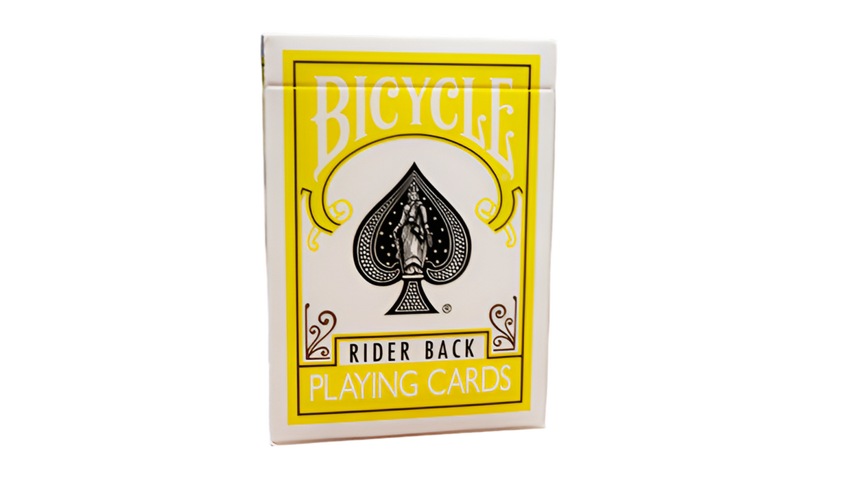 Bicycle Yellow Playing Cards - Regular Poker Size Deck