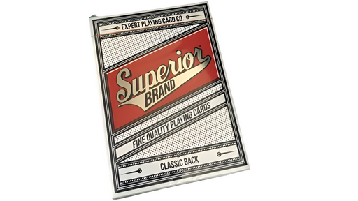 Superior Invisible (Red) Playing Cards by Expert Playing Card Co