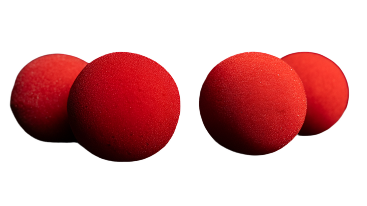 Sponge Balls 4 x Red 3 inch