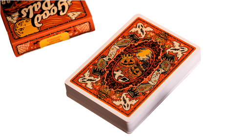 Good Pals Halloween Tales Vol. 2 (Orange) Playing Cards - Merchant of Magic Magic Shop