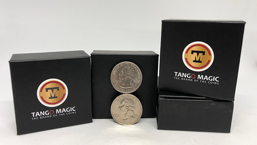 Balancing Coin (Quarter Dollar)(D0066) by Tango Magic 
