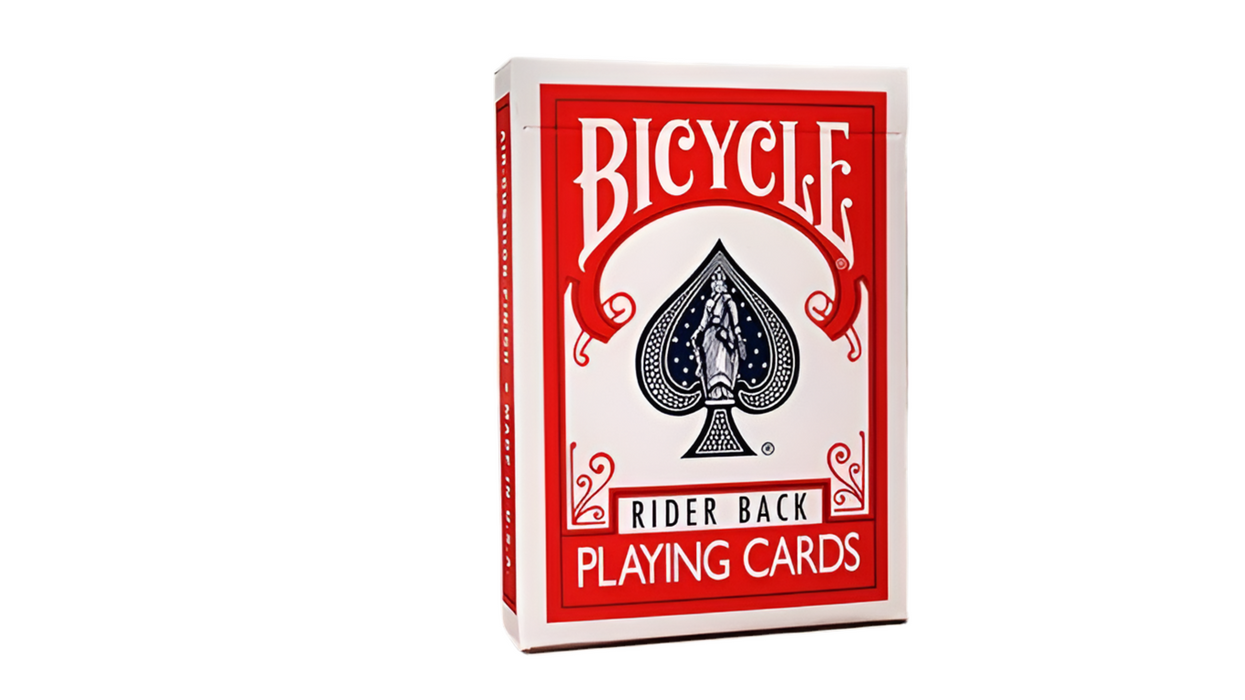 Bicycle playing cards red 