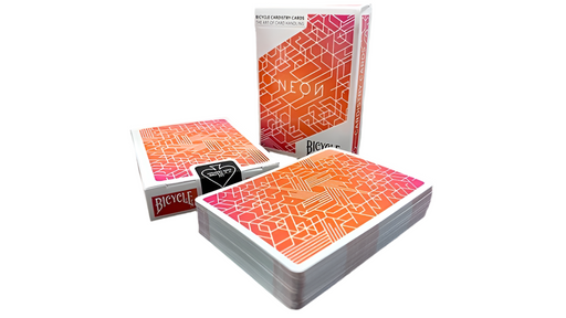 Orange Bump Neon Playing Cards by US Playing Card Co