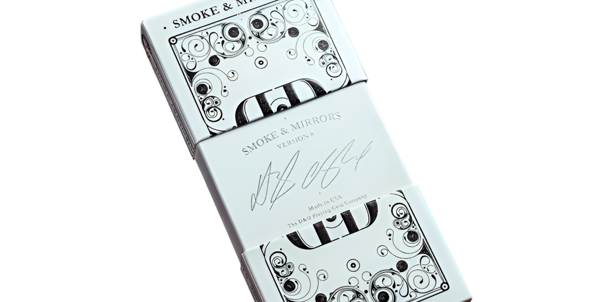 Dan&Dave Smoke&Mirrors サイン入り　カード　デック Smoke & Mirror (Smoke-White) Deluxe Limited Edition Playing Cards