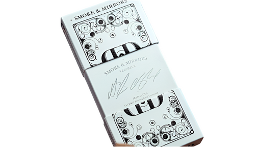 Smoke & Mirror (Smoke-White) Deluxe Limited Edition Playing Cards by Dan & Dave