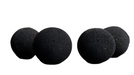 Sponge Balls 4 x Black 1.5 inch