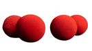 Sponge Balls 4 x Red 2 inch (Most Popular Size)