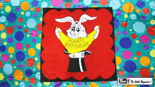 Bag to Happy Birthday Silk (36 inch x 36 inch) by Mr. Magic 