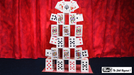 Card Castle with Six Card Repeat by Mr. Magic 