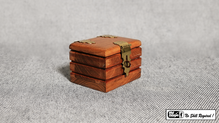 Quarter Go Box (Teak) by Mr. Magic 