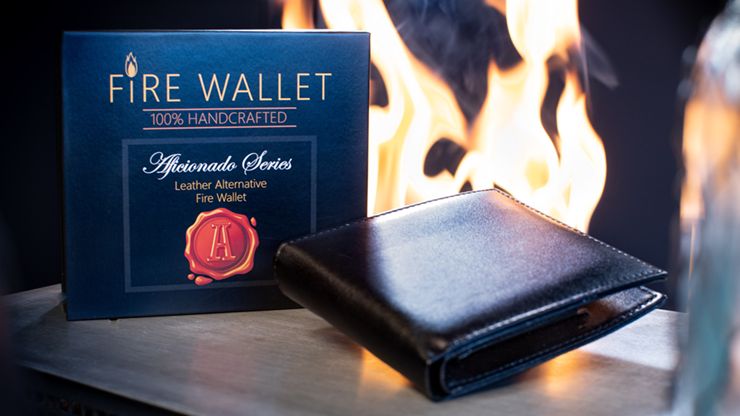 The Aficionado Fire Wallet (Gimmick and Online Instructions) by Murphy's Magic Supplies Inc. 