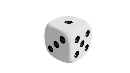 Magnetic Die (White) by Iarvel Magic