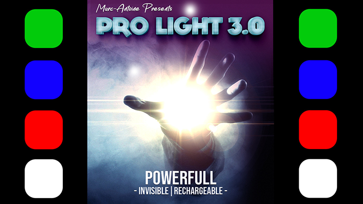 Pro Light 3.0 Red Pair (Gimmicks and Online Instructions) by Marc Antoine 