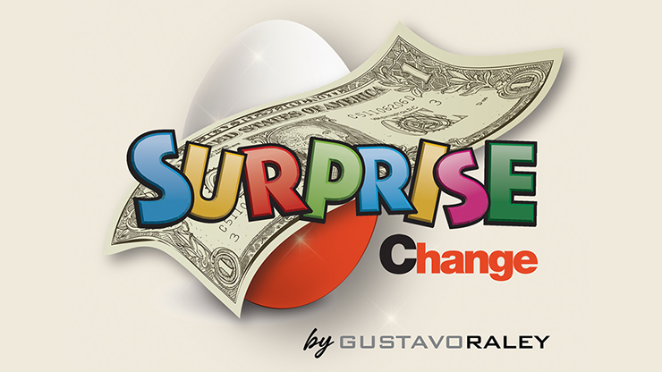 Surprise Change (Gimmicks and Online Instructions) by Gustavo Raley 