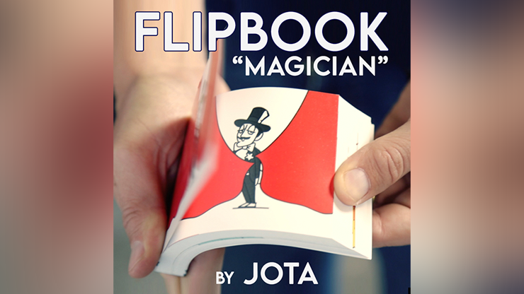 FLIP BOOK MAGICIAN (Gimmick and Online Instructions) by JOTA 