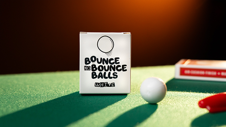 Bounce no Bounce Balls WHITE by Murphy's Magic 