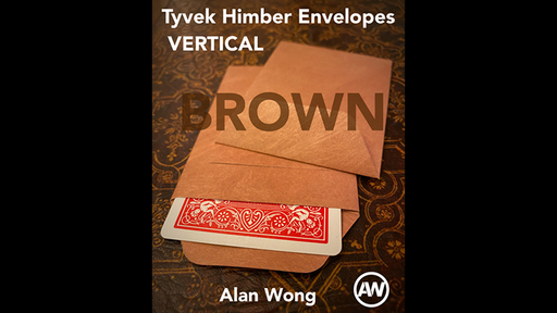 Tyvek VERTICAL Himber Envelopes BROWN (12 pk.) by Alan Wong 