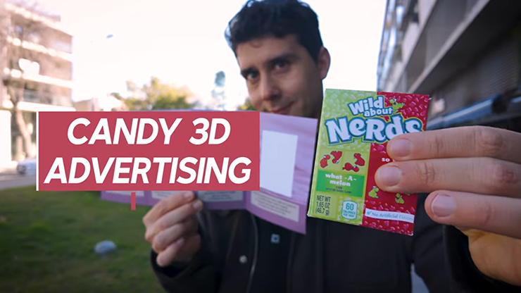 3D Candy Advertisement (Gimmicks and Online Instructions) by Henry Evans and Mysteries 