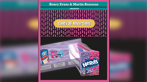 3D Candy Advertisement (Gimmicks and Online Instructions) by Henry Evans and Mysteries 