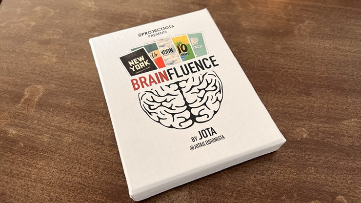 BRAINFLUENCE (Gimmick and Online Instructions) by JOTA 