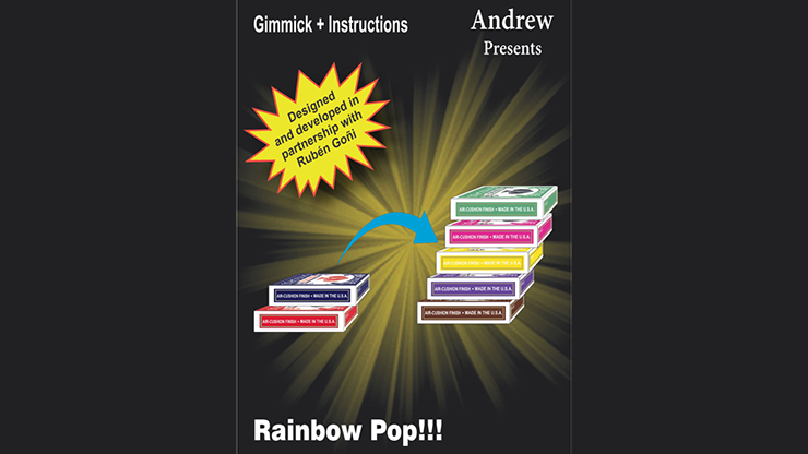 RAINBOW POP (Gimmicks and Online Instructions) by Andrew Magic 