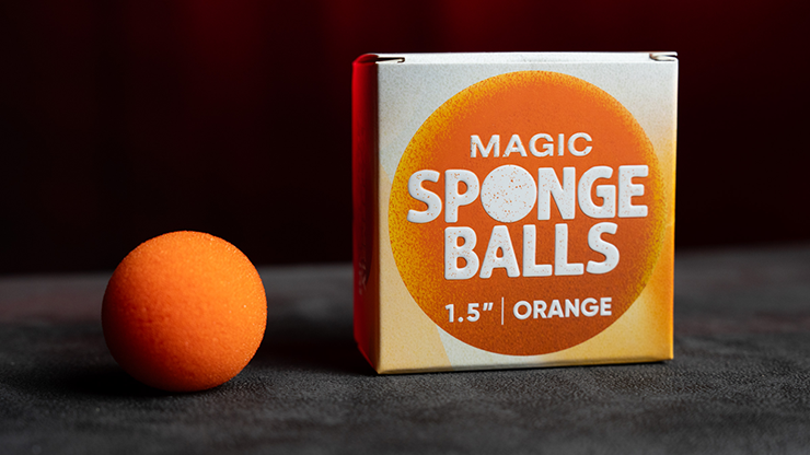 Magic Sponge Balls 4PK ORANGE 1.5" by Murphy's Magic