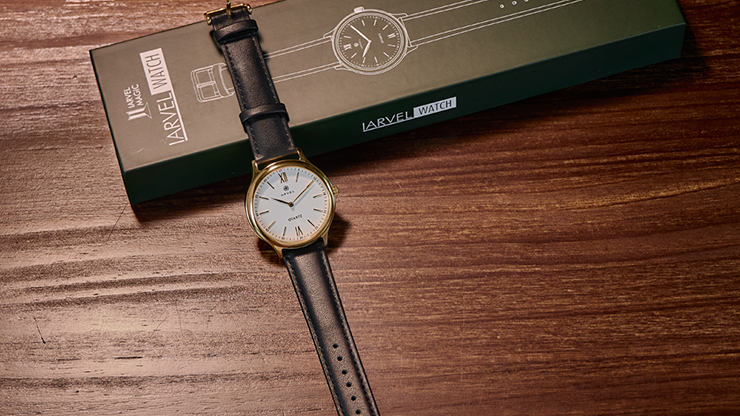 Iarvel Watch - Gold Watchcase White Dial | Merchant of Magic