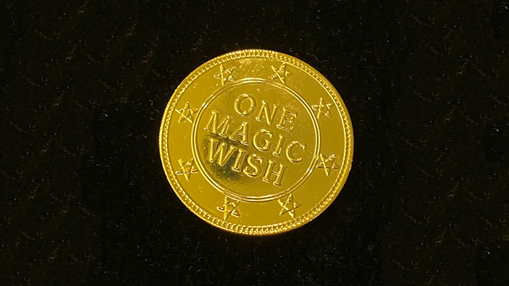 18K Gold Plated Magic Wishing Coin by Alan Wong 