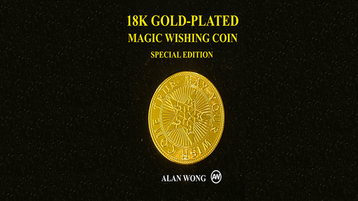 18K Gold Plated Magic Wishing Coin by Alan Wong 