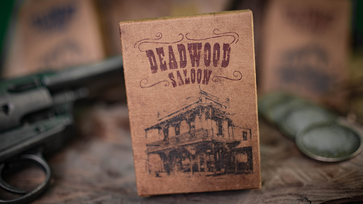 Deadwood Marked (Red) Playing Cards by Matthew Wright and Mark Bennett