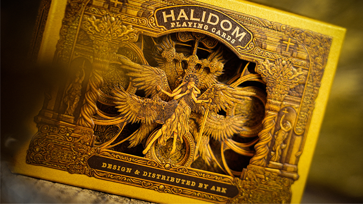 Halidom Deluxe Wooden Box Set by Ark Playing Cards