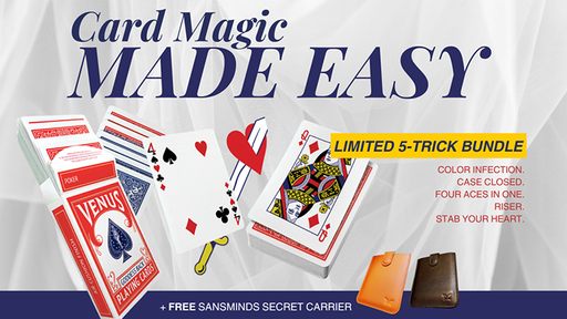 Card Magic Made Easy: Limited 5 Bundle (Black) by SansMinds