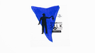 PRO SILK DIAMOND CUT BLUE 12" by Murphy's Magic