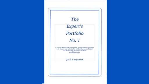 Expert's Portfolio by Jack Carpenter - ebook