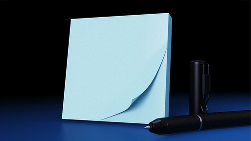 The Iarvel Magic Post-It Pad (Blue) by Iarvel Magic