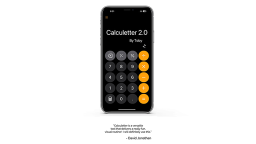 Calculetter 2.0 by Toby Z. - INSTANT DOWNLOAD