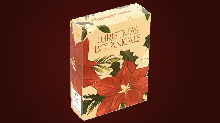 Christmas Botanicals Playing Cards by Puckator UK